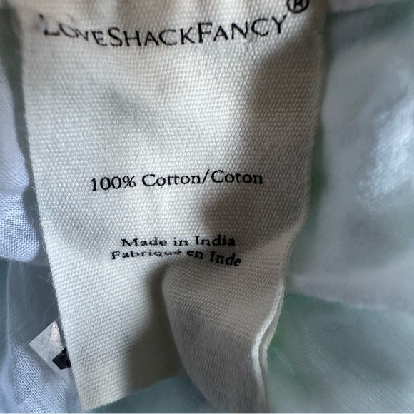 LOVESHACKFANCY ROBERTA DITSY FLORAL RUFFLE LACE MINI DRESS SIZE LARGE - Picture 14 of 15